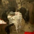 Gérard Alary, Les veuves VI, 2010, huile sur toile, 130 x 130 cm