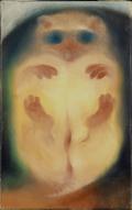 Miriam Cahn, Kleines tier, 1998, huile sur toile, 32 x 22 cm