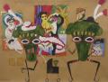 Picture - The Holy Brocoli Family at the Kirchner exhibition