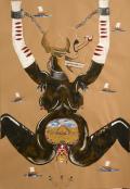 Andrew Gilbert, The Birth of Andrew Emperor Africa, 2010, 100 x 70 cm