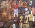 Grande vanité, 2014, huile sur toile, 200x250 cm courtesy Galerie Polad-Hardouin