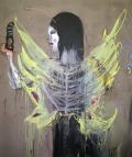 Mori, huile sur toile, 210 x 170 cm, 2012 
