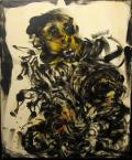 Stani Nitkowski, Au nom de ces sans noms, 1990, acrylique sur toile, 46 x 38 cm