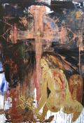 Croix VI_2015_huile sur toile_210x140 cm © Galerie Polad-Hardouin