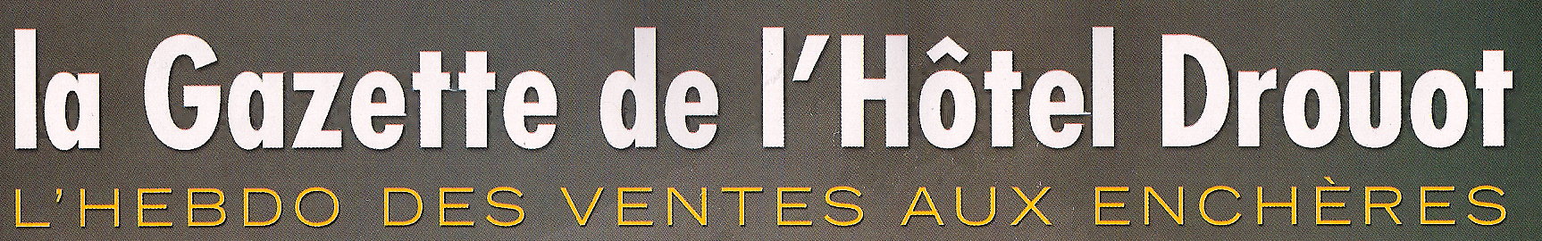 Picture - La gazette de l'Hôtel Drouot